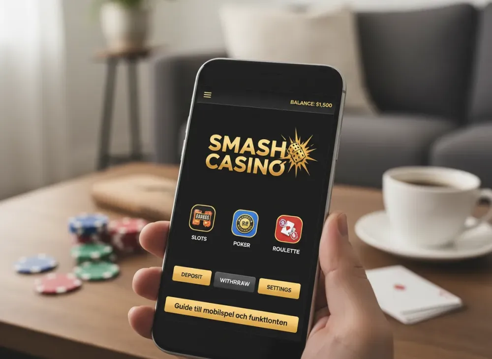 Smash casino app - Guide till mobilspel och funktioner